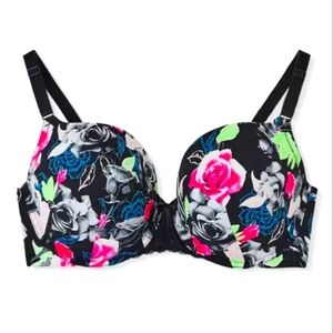 TORRID Bright Floral & Black T-shirt Bra